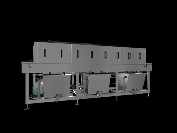 洗箱機(jī)，環(huán)速隧道式洗箱機(jī)，GMP體系標(biāo)準(zhǔn)生產(chǎn)線配套設(shè)備