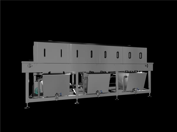 周轉(zhuǎn)筐清洗機(jī)，解決細(xì)菌殘留，降低50%能耗，提升效率80%