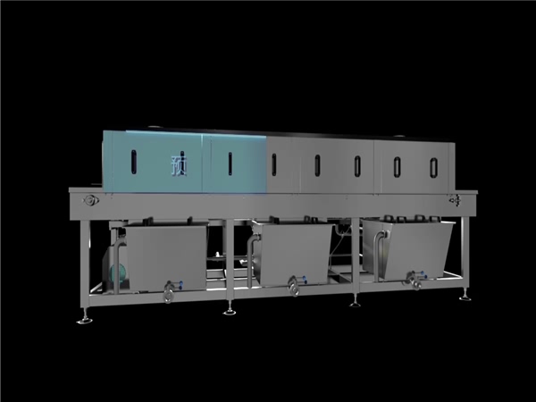 食品筐清洗機(jī)，解決細(xì)菌殘留，降低50%能耗，提升效率80%