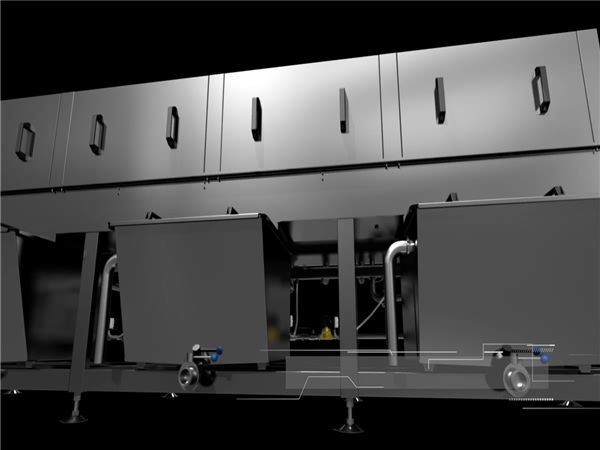 食品筐清洗機、肉制品箱子清洗機、洗筐機