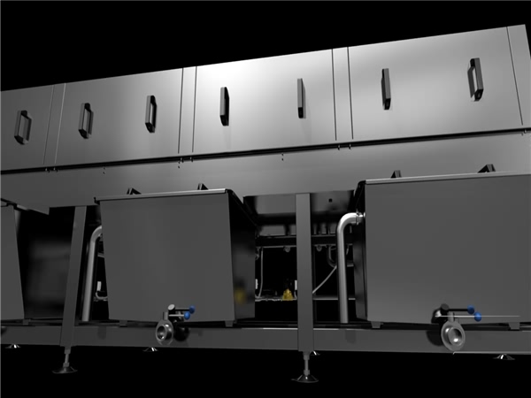 食品筐清洗機、肉制品箱子清洗機、洗筐機